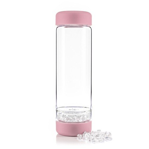 Inu! Crystal Water Bottle - Blossom Rose