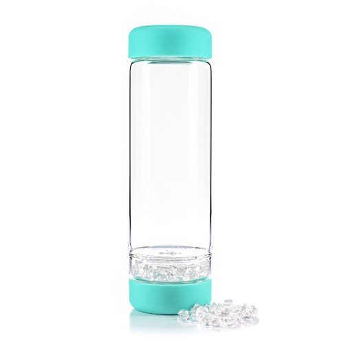 Inu! Crystal Water Bottle - Ocean Blue